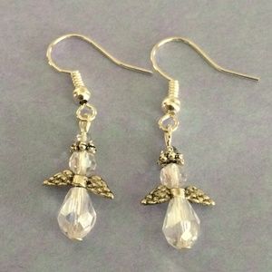 Guardian Angel Glass Earrings